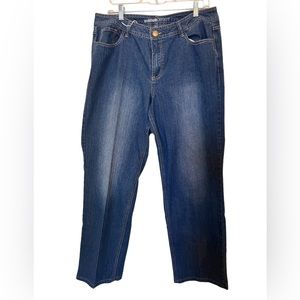 Avenue denim capris